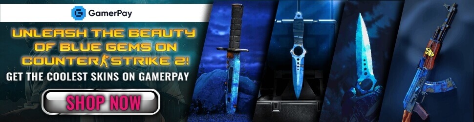 Unleash Counter-Strike 2 Blue Gem Static JPG Red CTA - Gamerpay