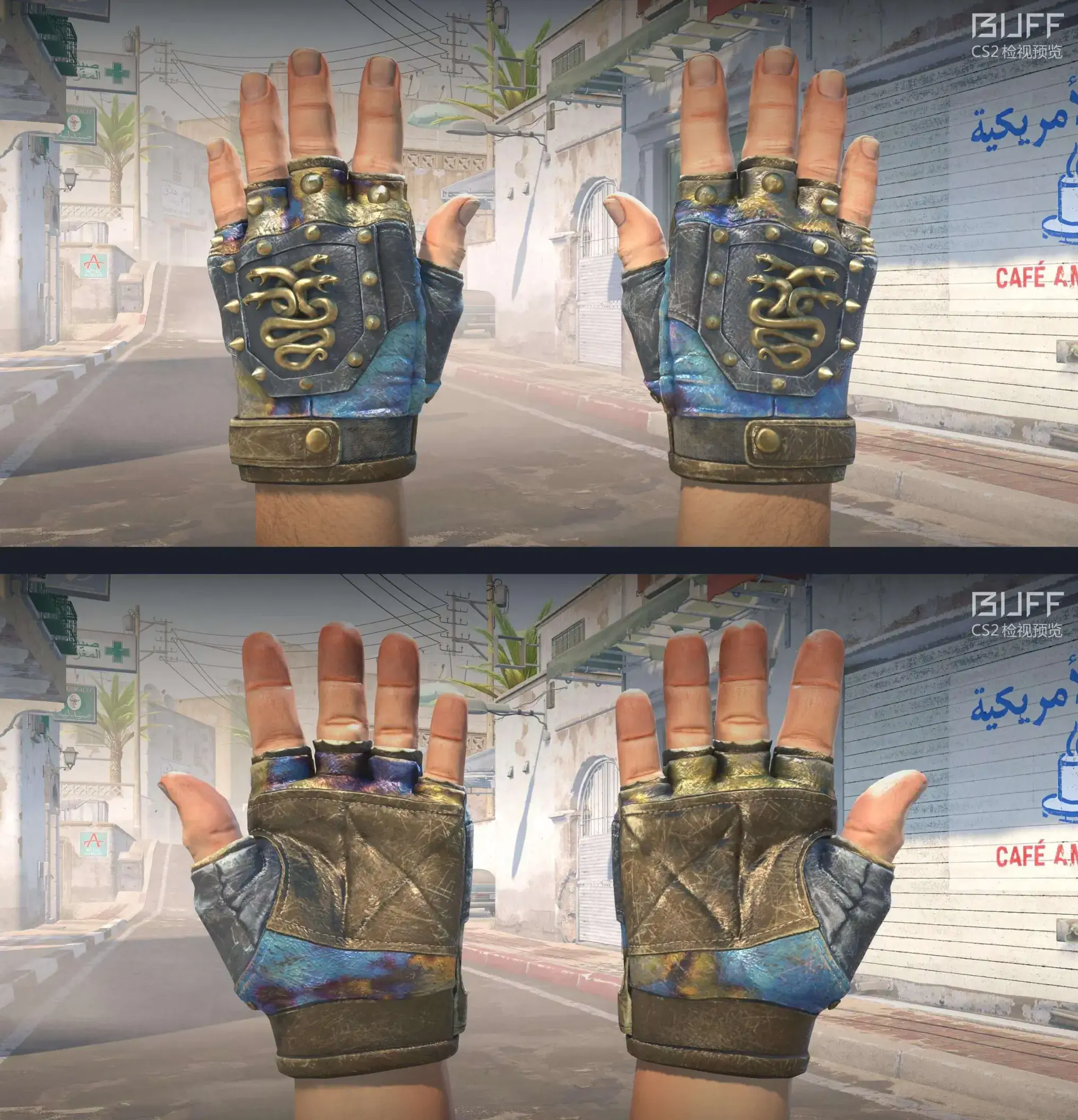 CS2 Hydra Gloves Case Hardened Seed Pattern 221
