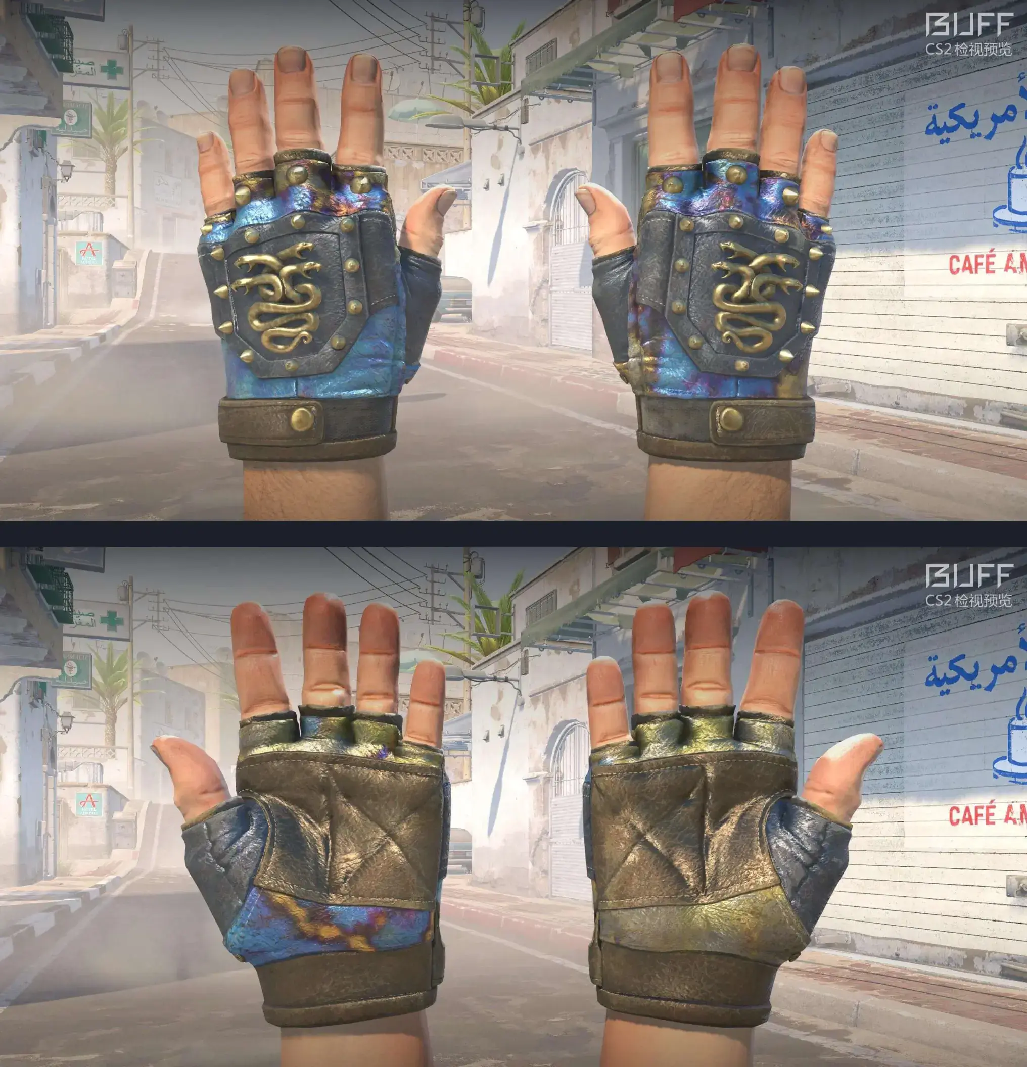 CS2 Hydra Gloves Case Hardened Seed Pattern 369