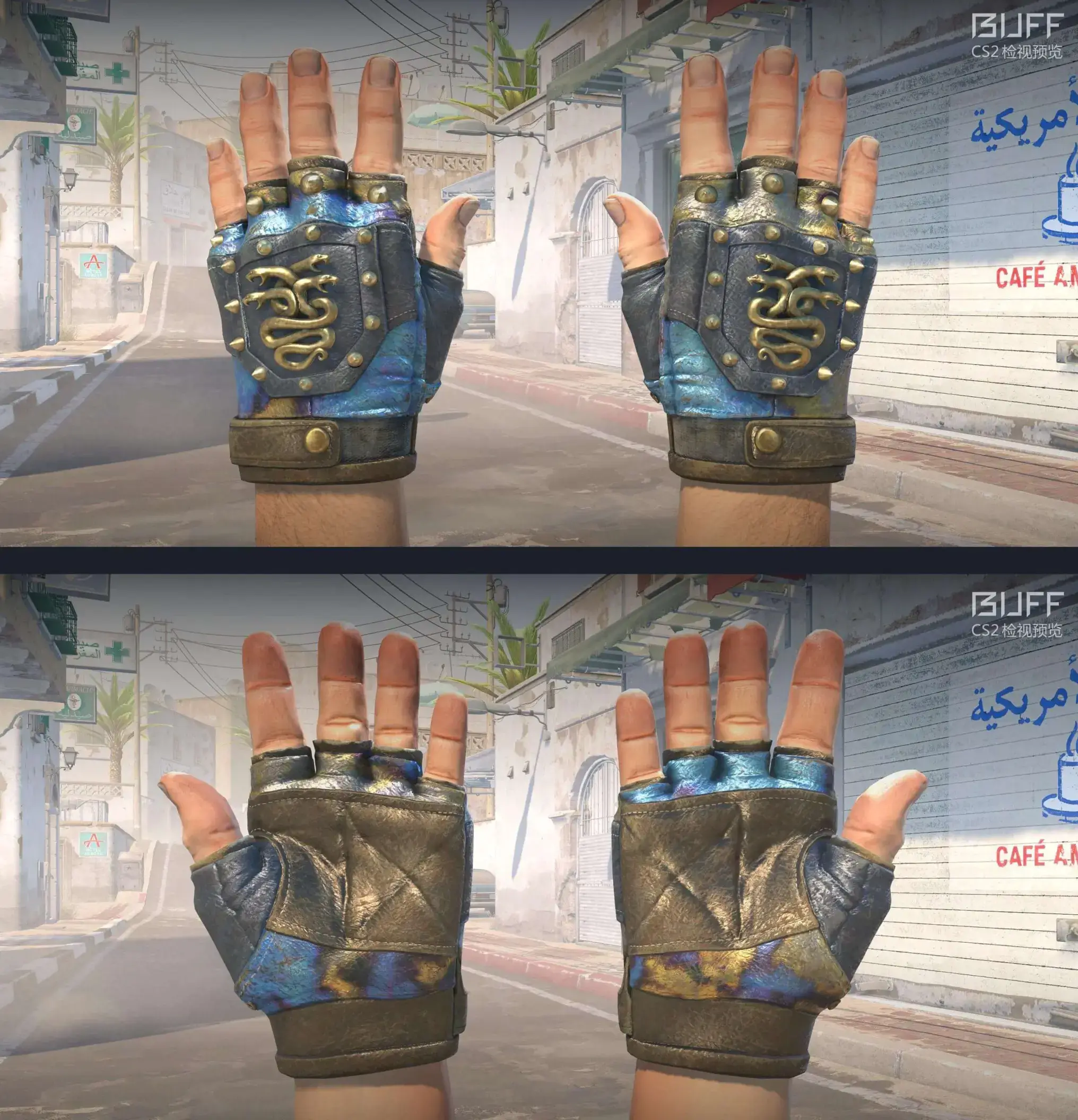 CS2 Hydra Gloves Case Hardened Seed Pattern 392