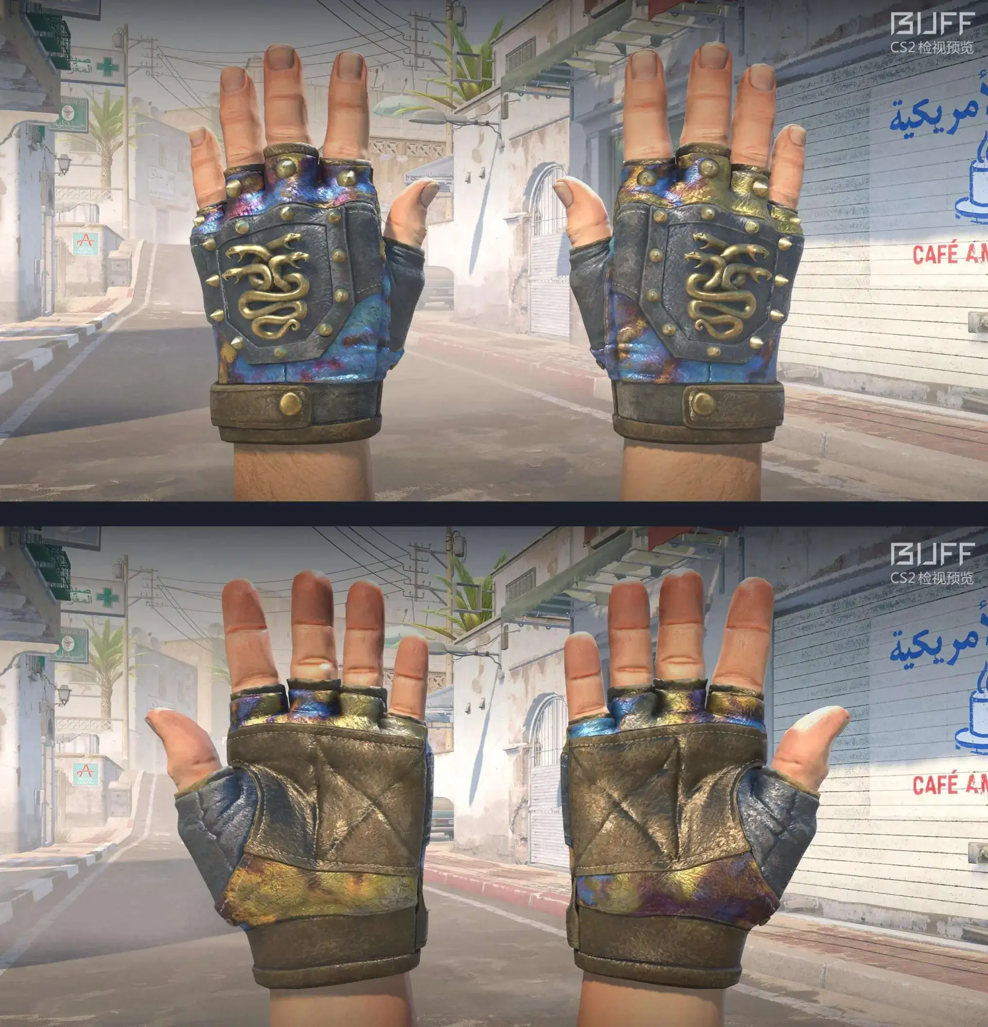 CS2 Hydra Gloves Case Hardened Seed Pattern 442