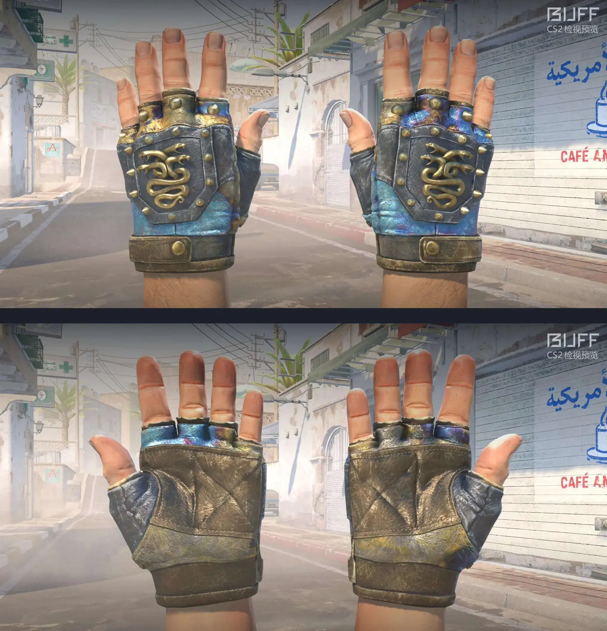 CS2 Hydra Gloves Case Hardened Seed Pattern 71