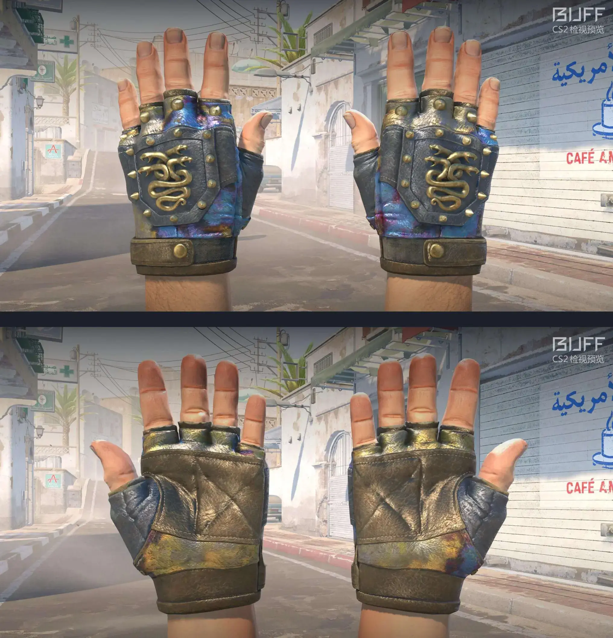 CS2 Hydra Gloves Case Hardened Seed Pattern 773