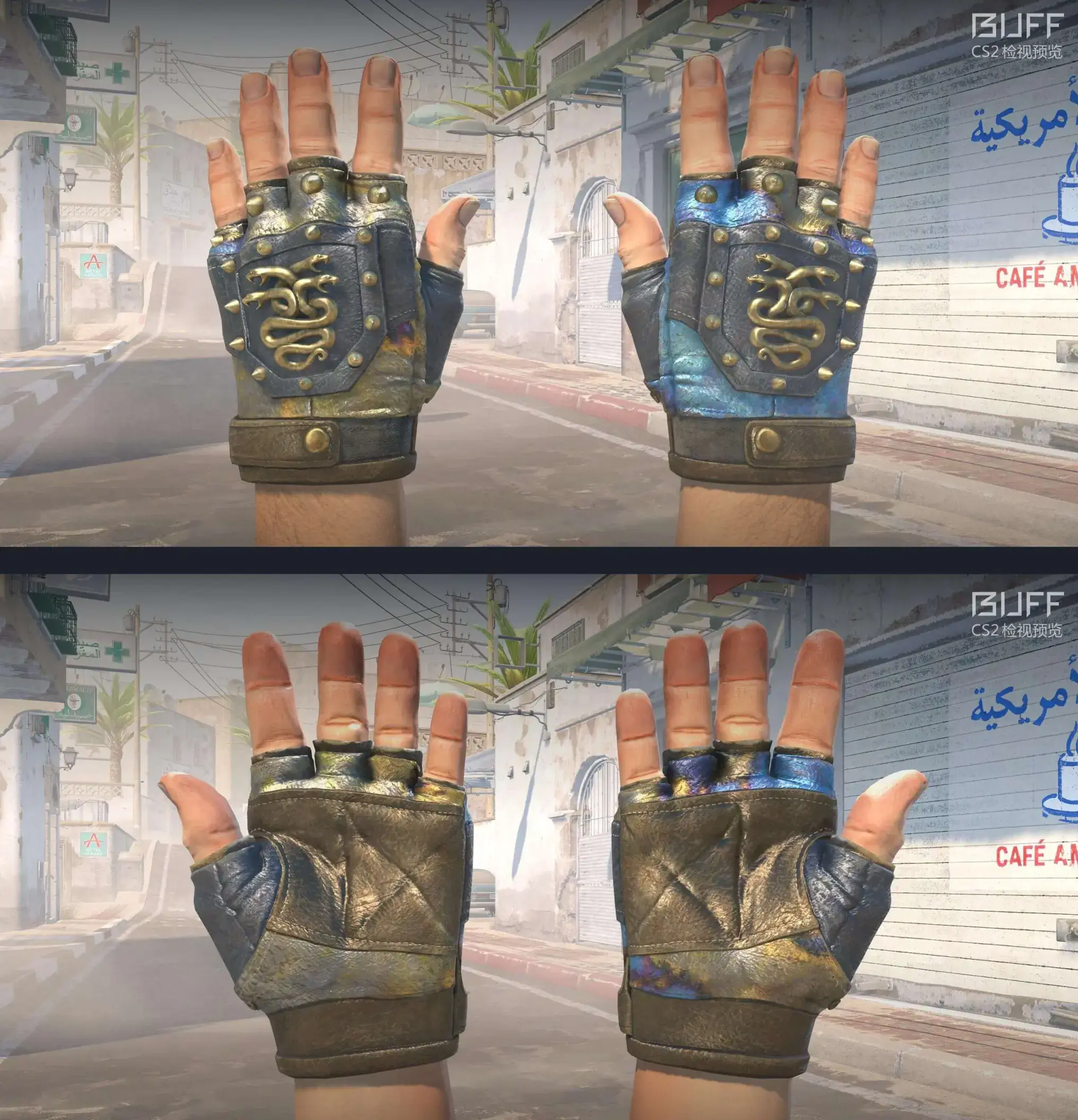 CS2 Hydra Gloves Case Hardened Seed Pattern 9